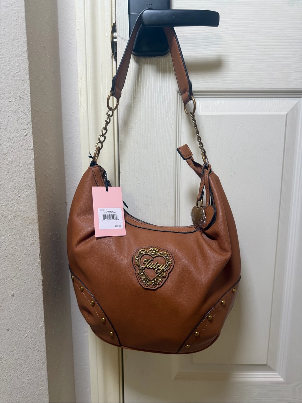 Juicy Couture Brown Hobo Shoulder Bag